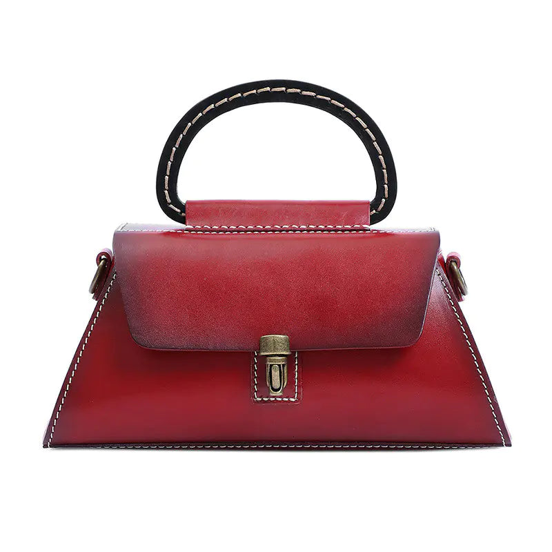 Sac à Main en Cuir Crème pour Femme
