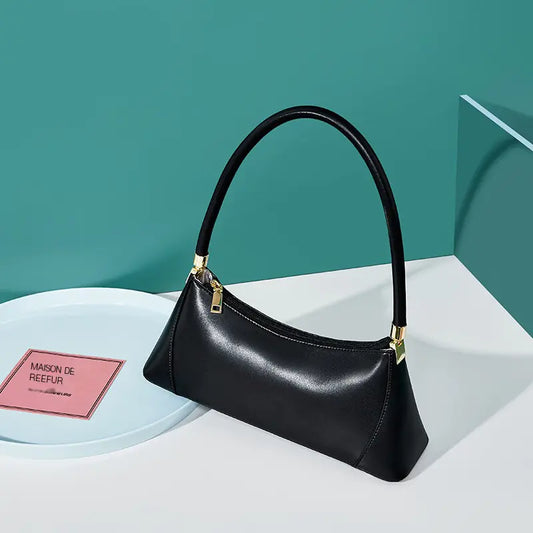Classic Cowhide Shoulder Baguette
