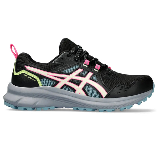 ASICS Womens Trail Scout 3 Shoes 6 Black/Birch