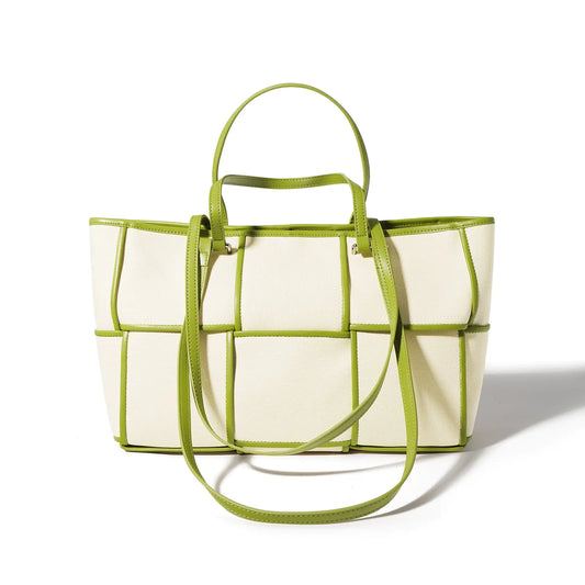 Sac à Main en Toile Tissée pour Femme