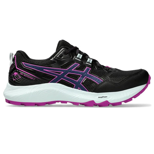 ASICS Womens Gel-Sonoma 7 Running Shoes 8 Black/Blue Expanse