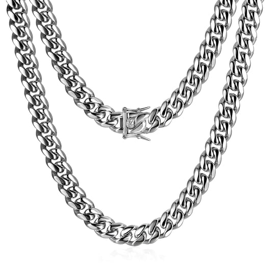 Hip Hop 12mm Black Cuban Choker by PY BLING