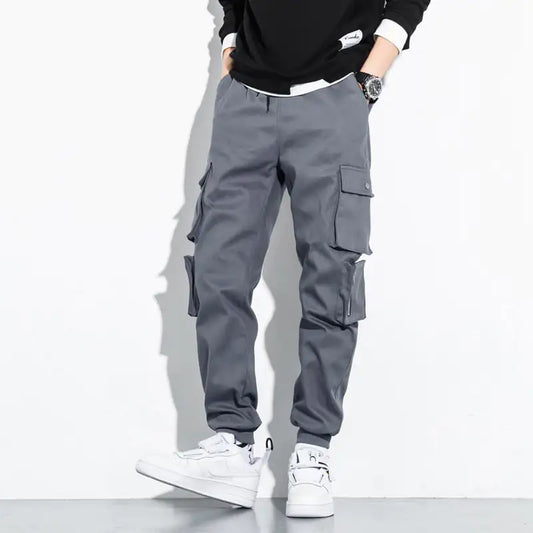 Pantalon Court en Coton Ample pour Hommes avec Petits Pieds