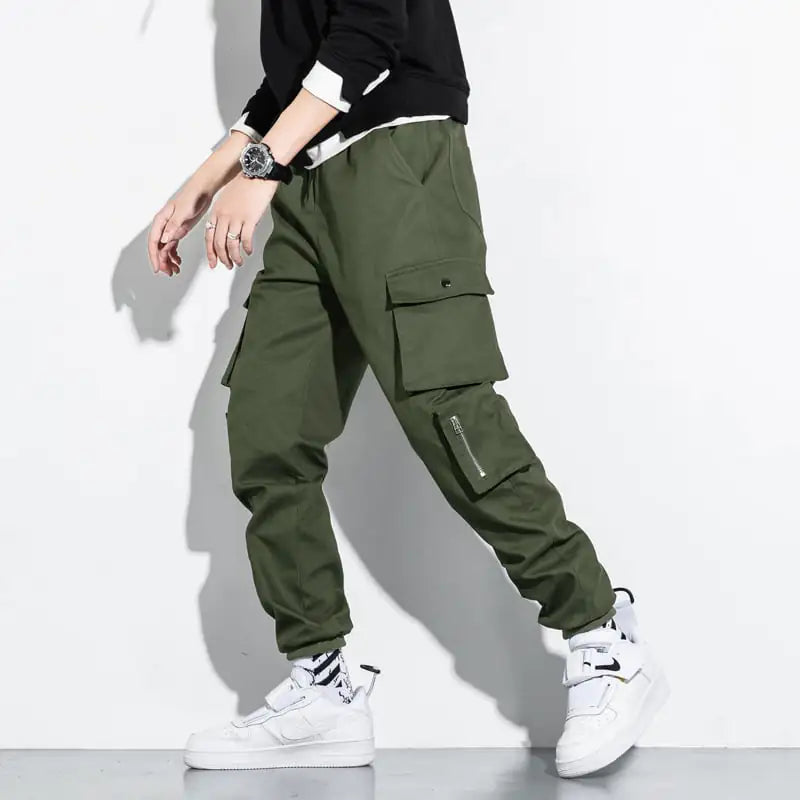 Pantalon Court en Coton Ample pour Hommes avec Petits Pieds